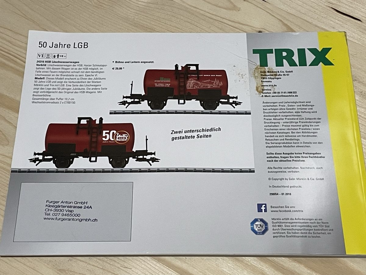 Trix Modellini di ferrovie: Trix Neuheiten 2018 – Nuovo (secondo la descrizione) da Gossau SG venduto da Krokodil344 2