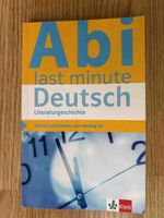 Lernhilfe Abi last minute Deutsch Literaturgeschichte Klett