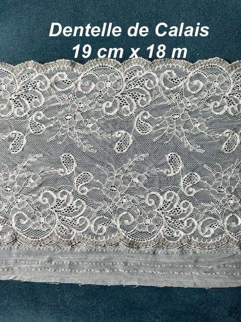 Stoffe: Dentelle de Calais 19 cm x 18 m – Neu und originalverpackt aus Lausanne von Magic1900