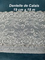 Dentelle de Calais 19 cm x 18 m