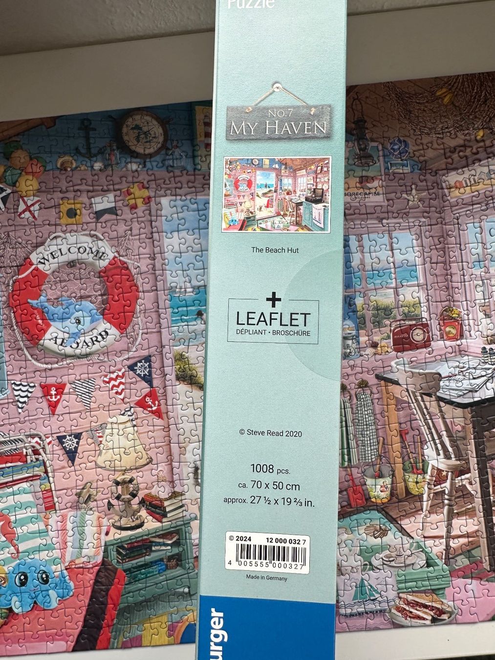 Ravensburger Puzzles: Ravensburger 1000 Puzzle „Strandhütte“ – Gebraucht aus Zürich von babssusch 2