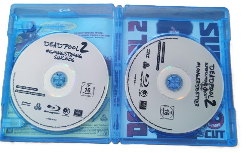 Alle DVDs: Deadpool 2 - super duper cut  (Blu-Ray) – Gebraucht aus Wilen b. Wollerau von morethanmusic 1
