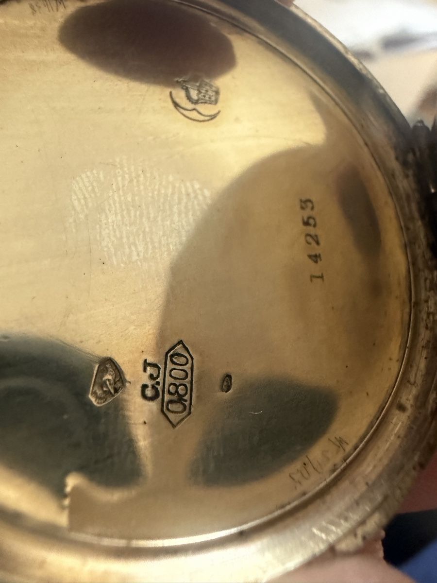 Orologi: Taschenuhr silber 800 – Usato da Baden venduto da noli.r 3