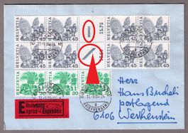 1982/84_677+78_VOLKSBRÄUCHE_Super EIL-MISCHFRANKATUR !_FDC !
