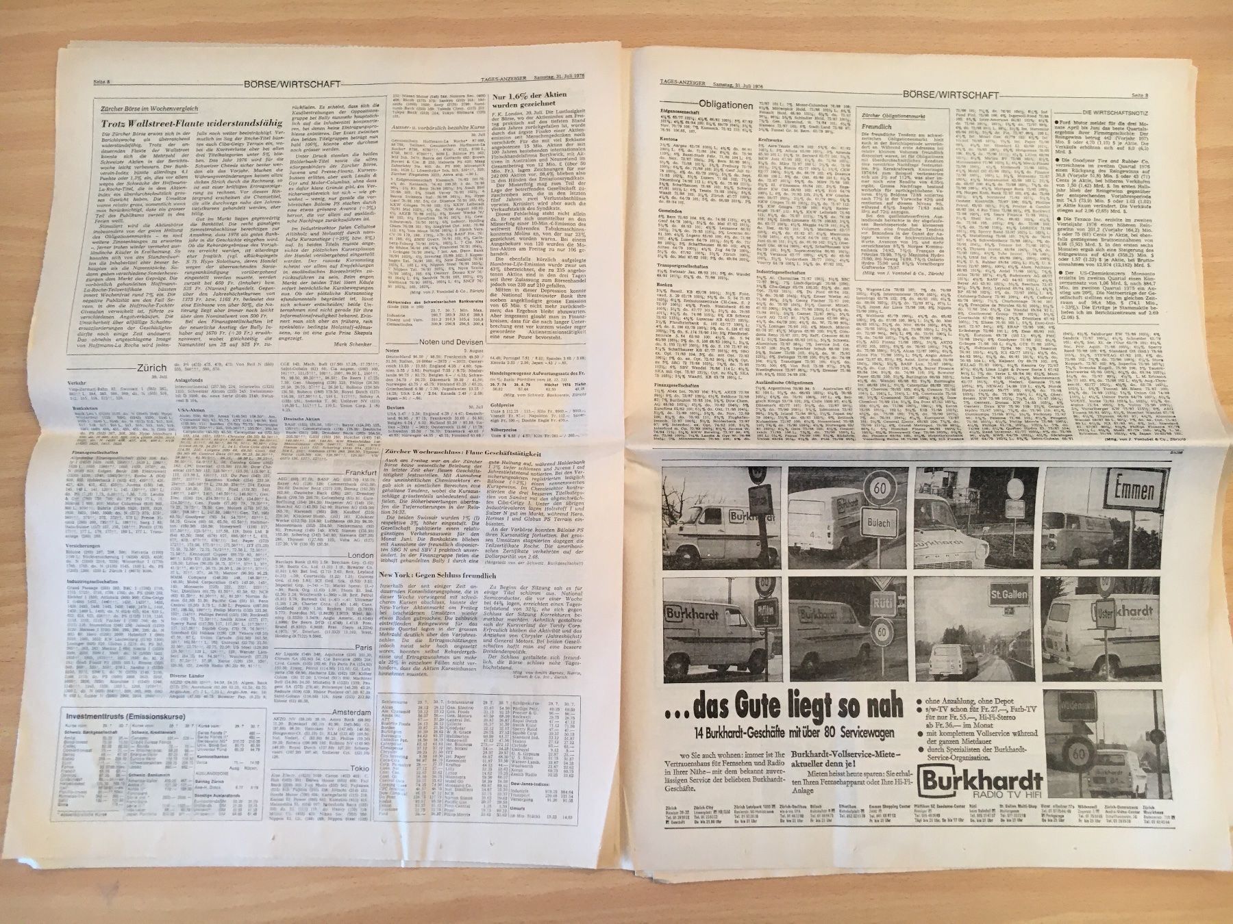 Zeitschriften & Magazine: Tagesanzeiger vom 31. Juli 1976 – Gebraucht aus Luzern von Jiggy_8898 3