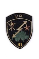 Badge gr GE 51 schwarz
