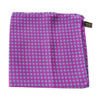 Pochette Seide Einstecktuch Tupfen Dots VINTAGE 1980s