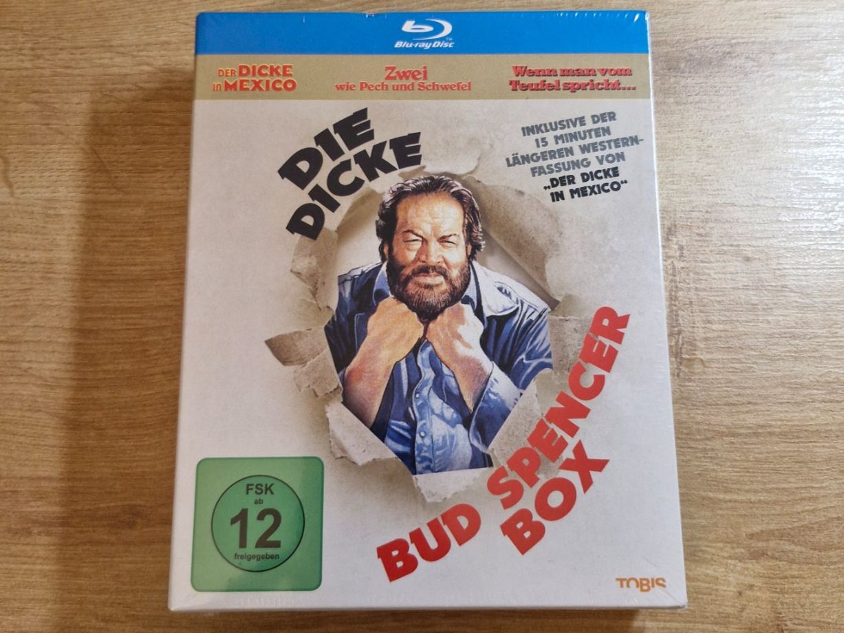 Tutti i DVDs: Die Dicke Bud Spencer Box NEU OVP Bluray – Nuovo e nell'imballaggio originale da Pfungen venduto da Whitie
