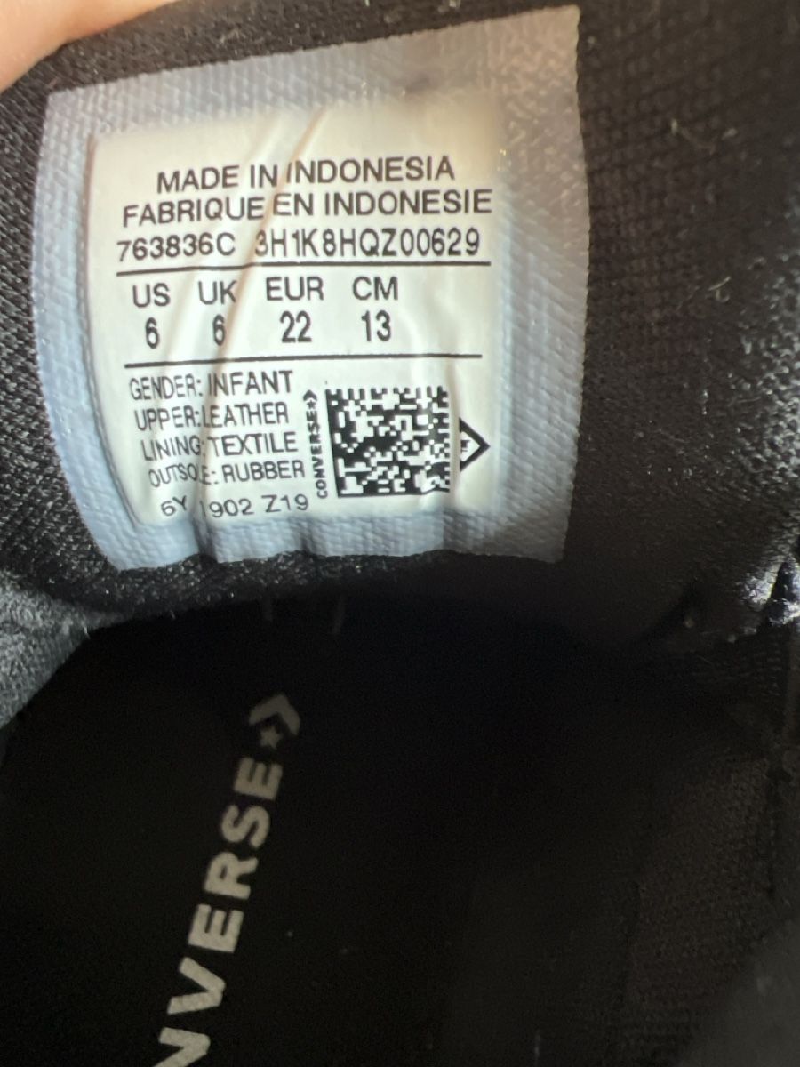 Converse Scarpe per ragazzi: Converse All Star sneakers EU 22 black – Usato da Adliswil venduto da youngbee 3