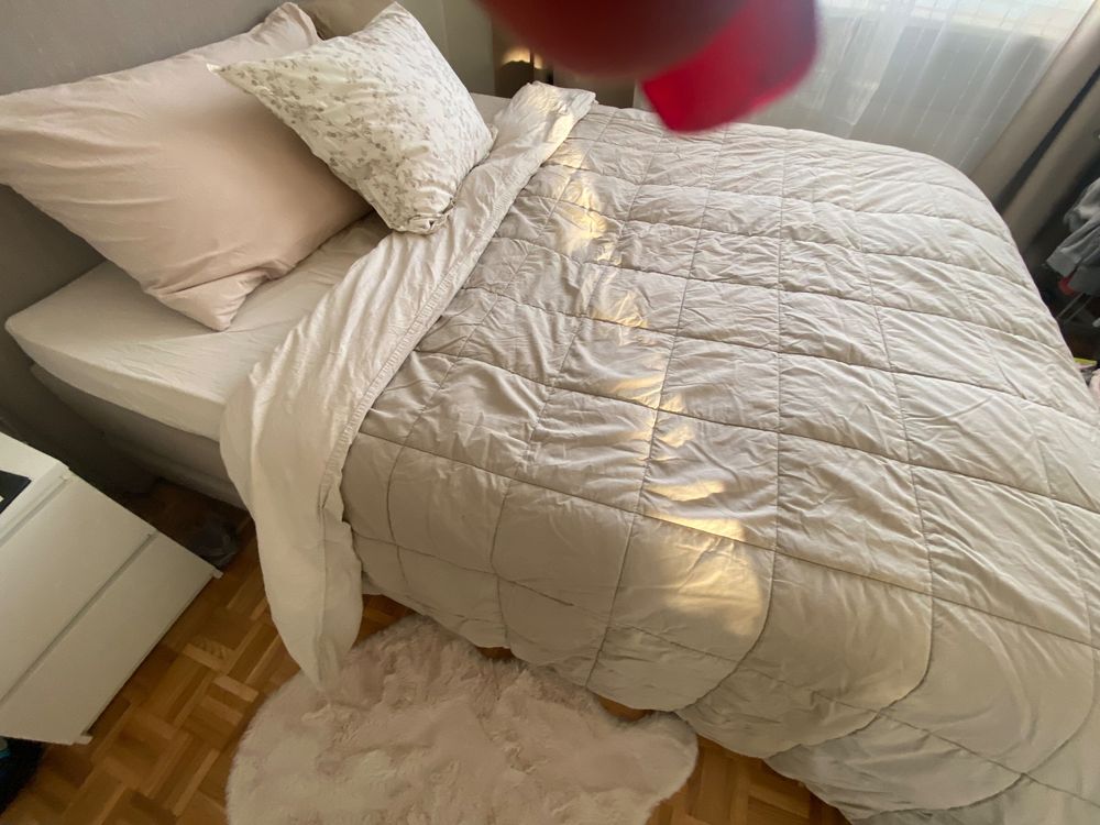 IKEA Bettüberwurf / Tagesdecke beige | Kaufen auf Ricardo