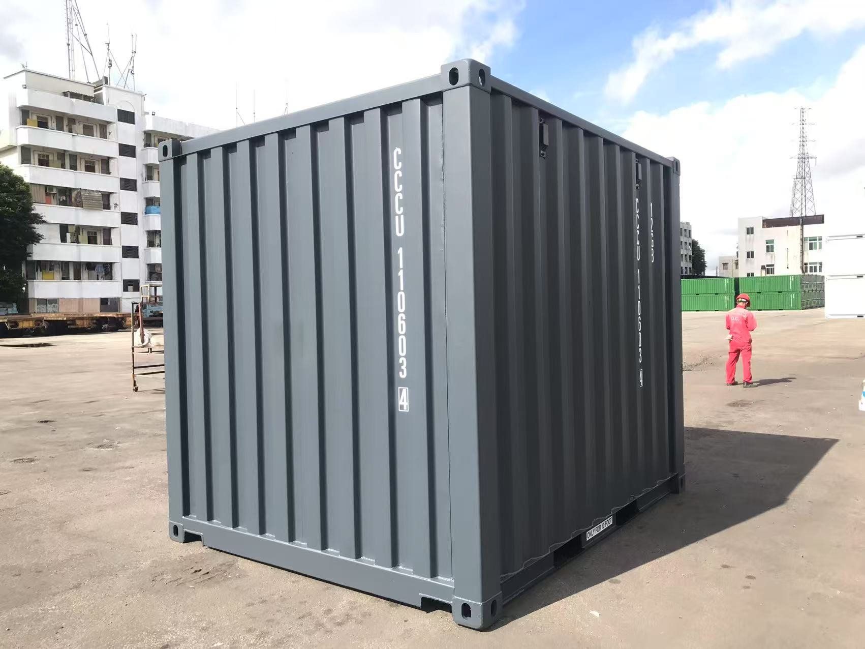 Sonstiges für Büro & Gewerbe: 10 Fuß Seecontainer/ one Way / Lagercontainer / Anthrazit – Neu (gemäss Beschreibung) aus Hamburg von inf_r2kx 4