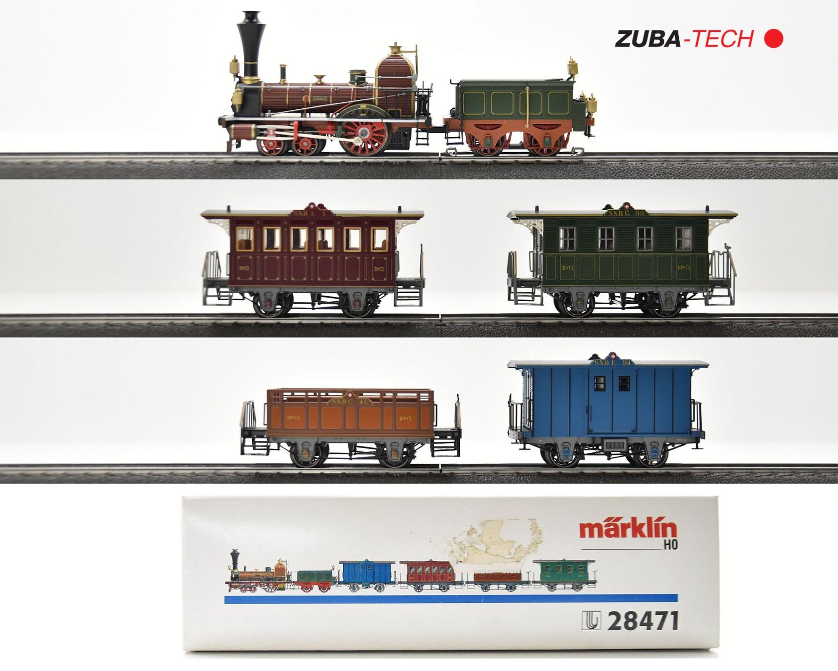 Märklin 28471 Spanisch Brötli Bahn 5tlg SNB H0 WS Delta OVP (Neu ...