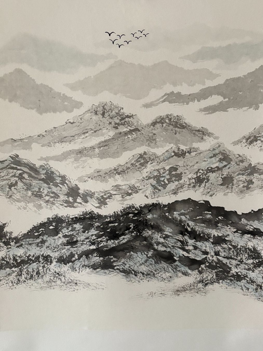 Dipinti: korean traditional ink painting – Usato da Basel venduto da yun_b5lt 2