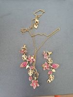 swarovski set (ohrringe und halskette)