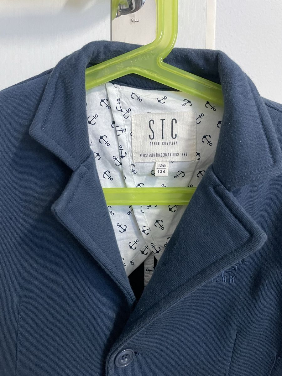 Jacken & Mäntel: Stylish Blue STC Boys Blazer, Size 128 – Neu (gemäss Beschreibung) aus Goldau von machdam 1