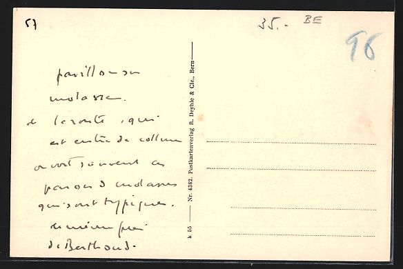 Cartoline postali: AK Krauchthal, Gemeindehaus – Usato da Berlin venduto da bartko-reher 1