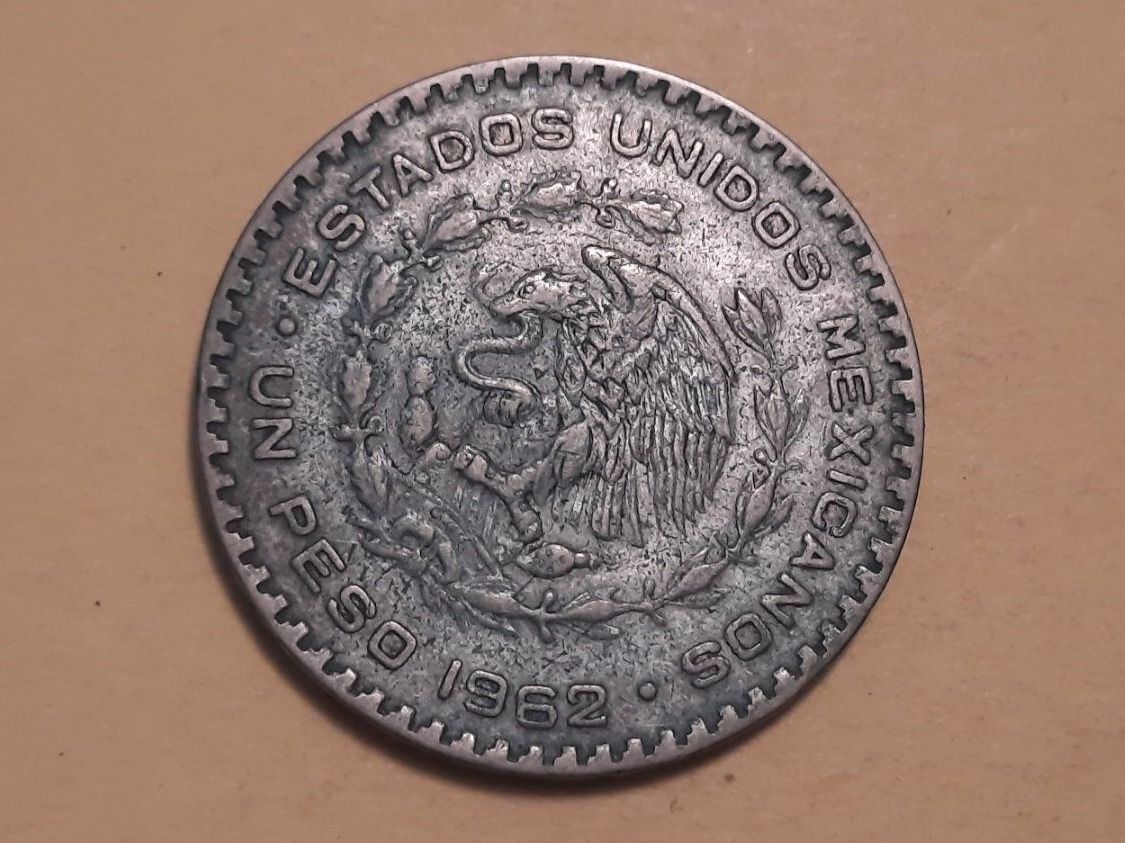 Alle Münzen: Mexiko 1 Peso 1962 Billon Silber – Gebraucht aus Buchs SG von numispatica 1