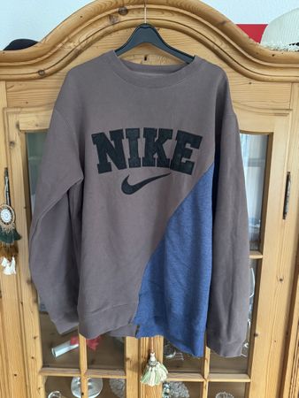 Vintage Nike Sweatshi blau zweifarbig Grösse L gebraucht