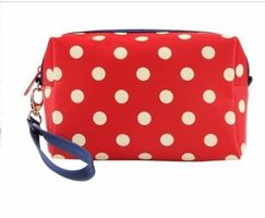 NEUE Kosmetiktasche rot-weiss Polka dots - 80524