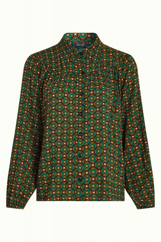 King Louie Camicette: KING LOUIE Bluse Gr.38 NP139,- – Nuovo (secondo la descrizione) da Degersheim venduto da Starkigel