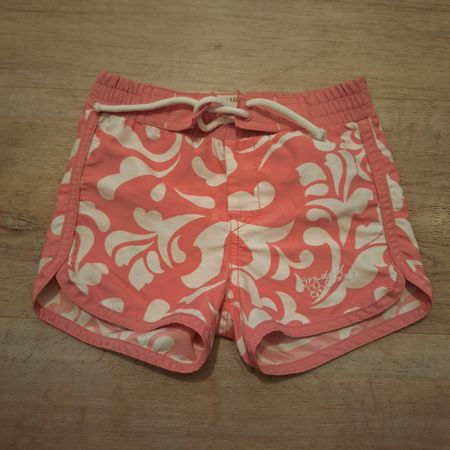Coole Badeshorts Gr 98 H&M rosa weiss Sommer Strand Shorts