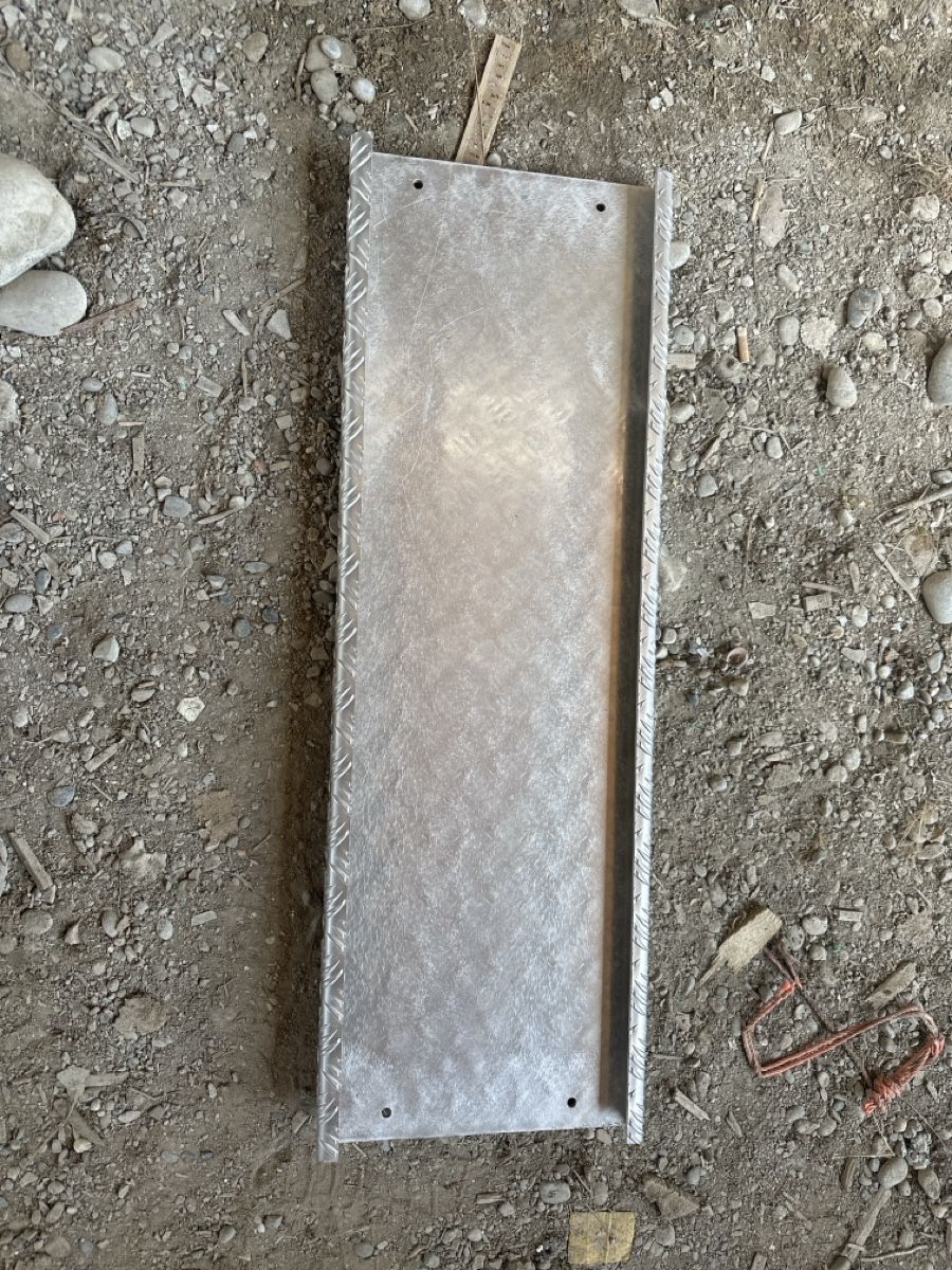 Wände & Decken: Metall Rampe Trittblech Aluminium  – Gebraucht aus wynau von takeyouhigher 1