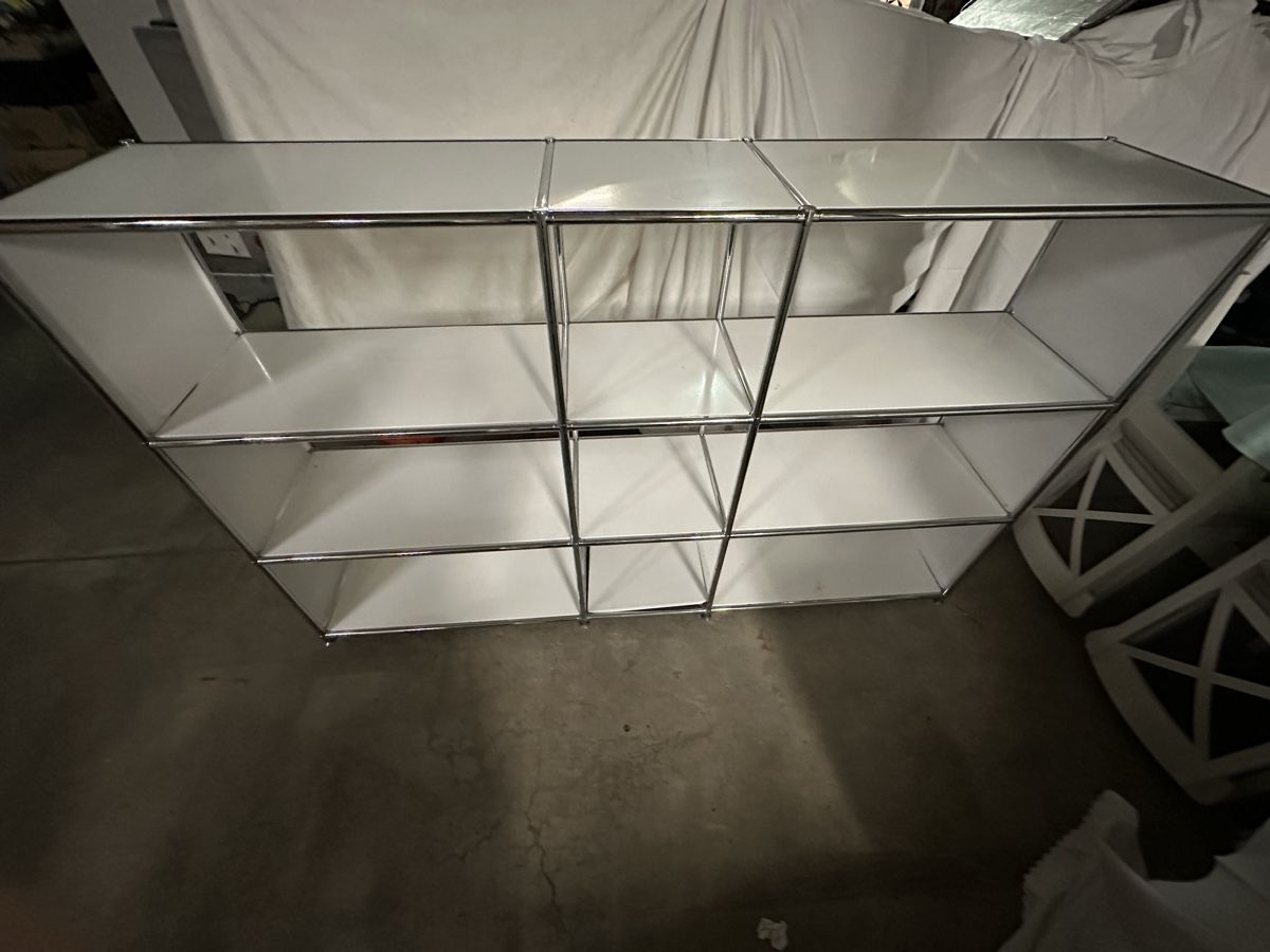 Scaffali: Bibliothèque étagère modulable blanc chrome 12 cases occasio – Usato da Lausanne venduto da artnouveau04 5