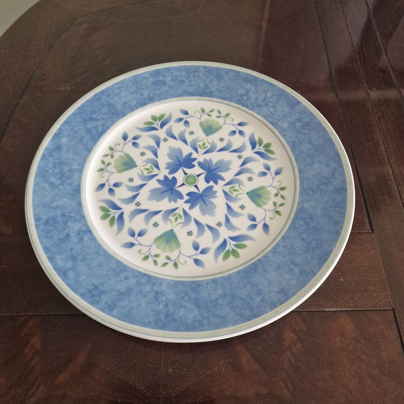 Piatti: Blaue Teller mit Blumenmuster, 2 Stück, Mitterteich, Joker P – Usato da Birr venduto da dem_9xtm 2