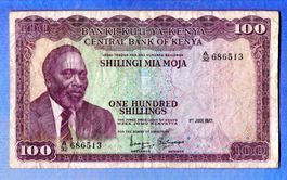 Kenia 100 shilling 1972