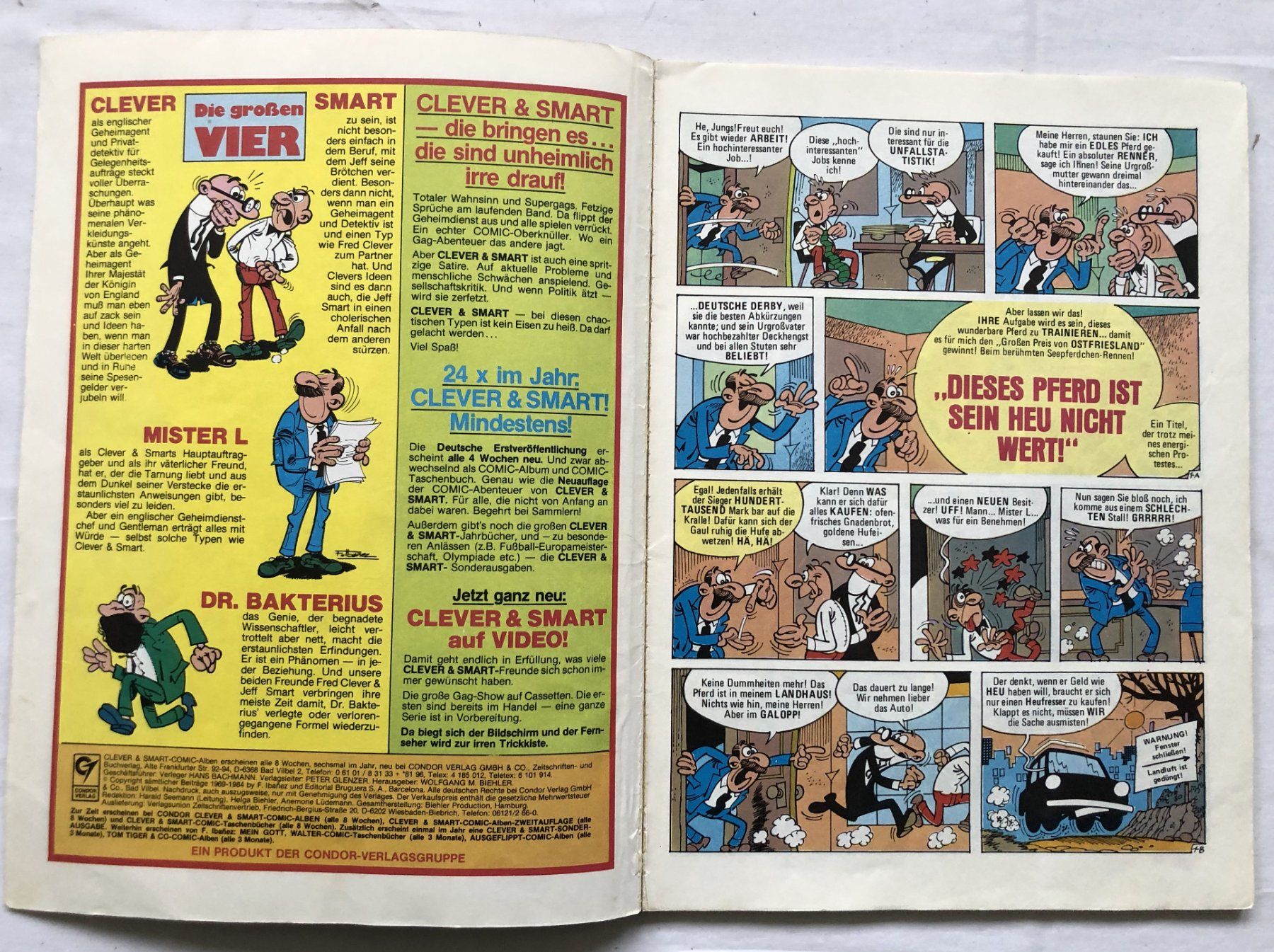 Fumetti: CLEVER & SMART - Nr.69 - 1.Auflage – Usato da Schaffhausen venduto da durruti 2