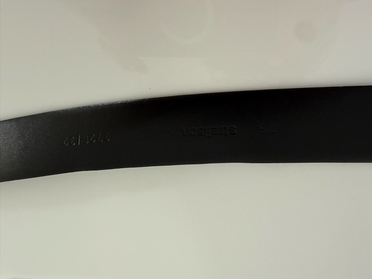 Cinture: Strellson Ledergürtel grau Gr. 85 – Usato da Ueken venduto da salomon.t9 3