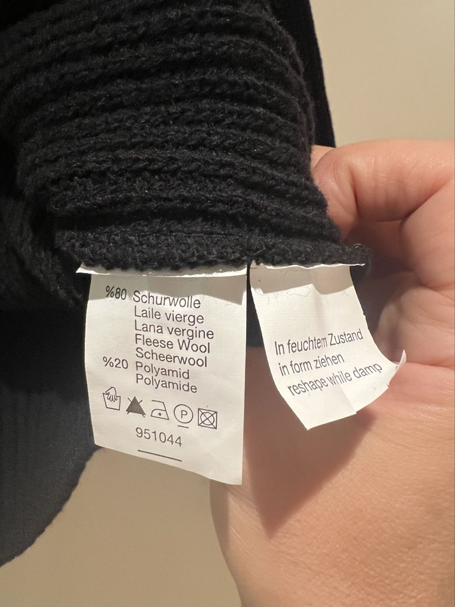 Heine Maglioni & Felpe: HEINE Herren Pullover schwarz Schurwolle Grösse 44/46 – Nuovo (secondo la descrizione) da Hünenberg venduto da Paddels 3