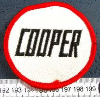 COOPER MINI BMC AUTO LOGO GESTICKT AUFNÄHER/KLEBER MIT LEIM
