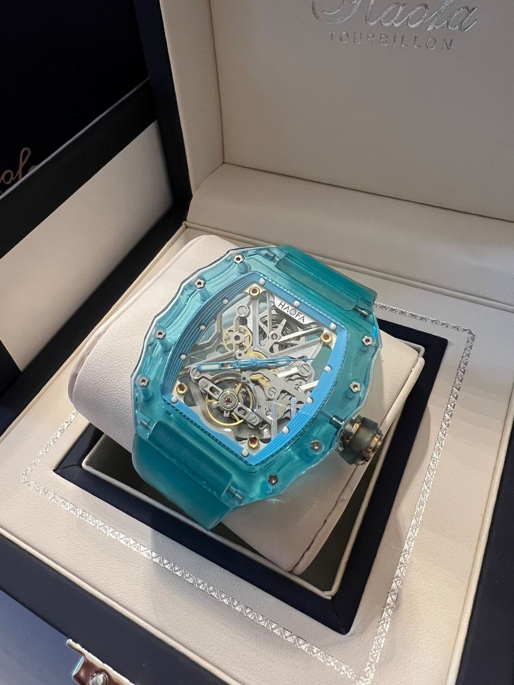 Orologi: HAOFA Blue Crystal / Automatic Watch - Rare – Nuovo (secondo la descrizione) da Derendingen venduto da MDPshopandmore 3