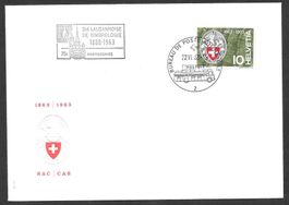 Sonderbrief A. 931 75 Anniv. Sté Timbr. Lausanne 22.6.1963