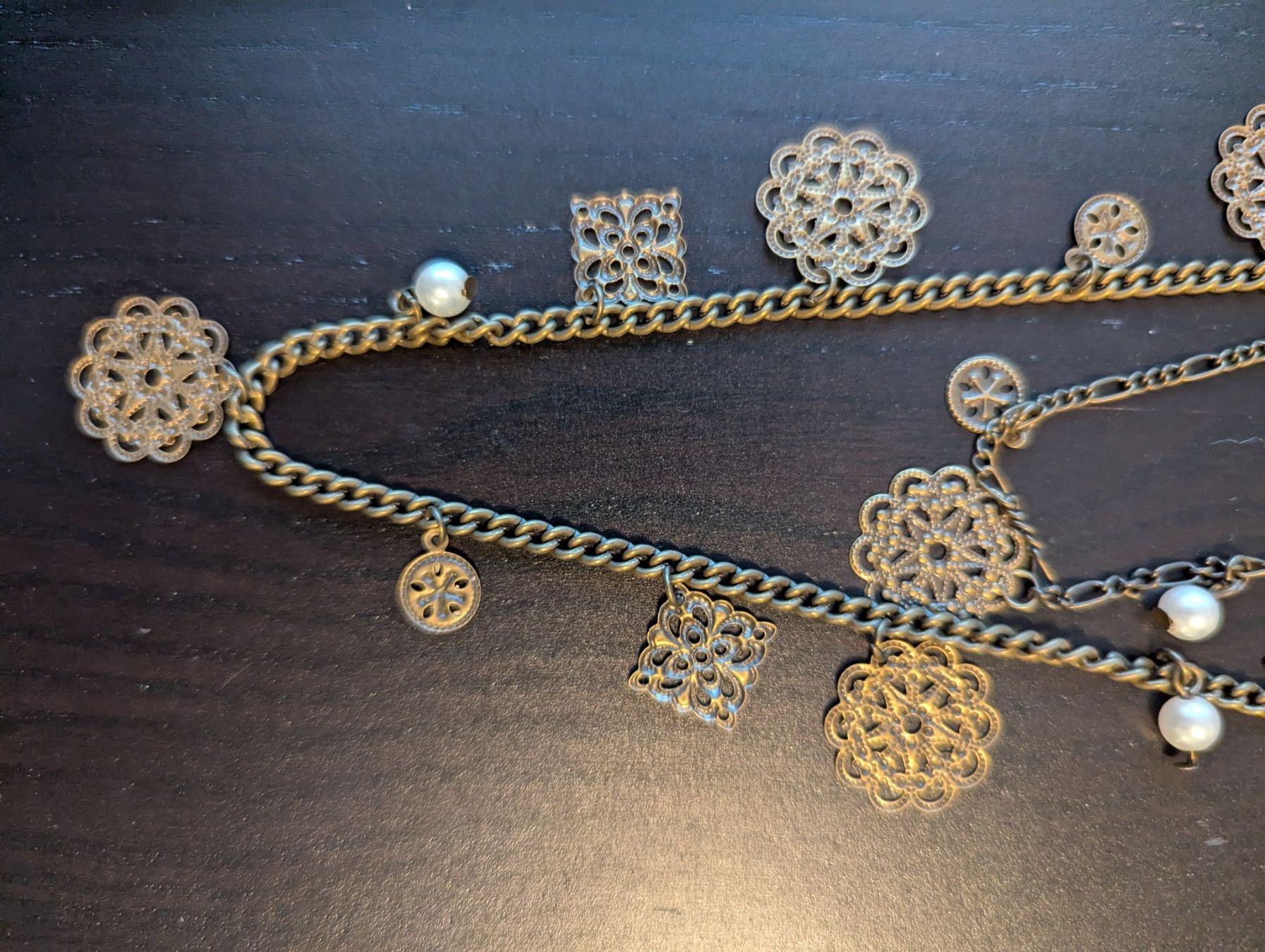 Ketten: Elegante Statement Kette, Vintage Style – Gebraucht aus Horw von dreavw 2