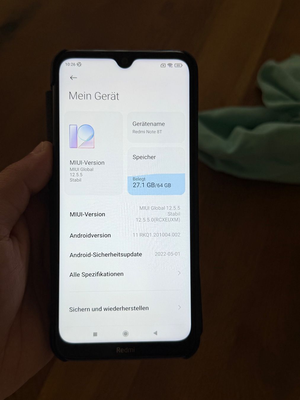 Xiaomi Telefoni cellulari / Smartphones: Xiaomi Redmi Note 8T NEUWERTIG – Nuovo (secondo la descrizione) da Flaach venduto da Gjergj_Kastrioti 8