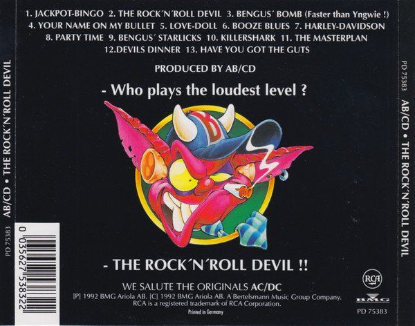 CD: AB/CD – The Rock'n'roll Devil – Usato da Gingins venduto da Demonseed 1