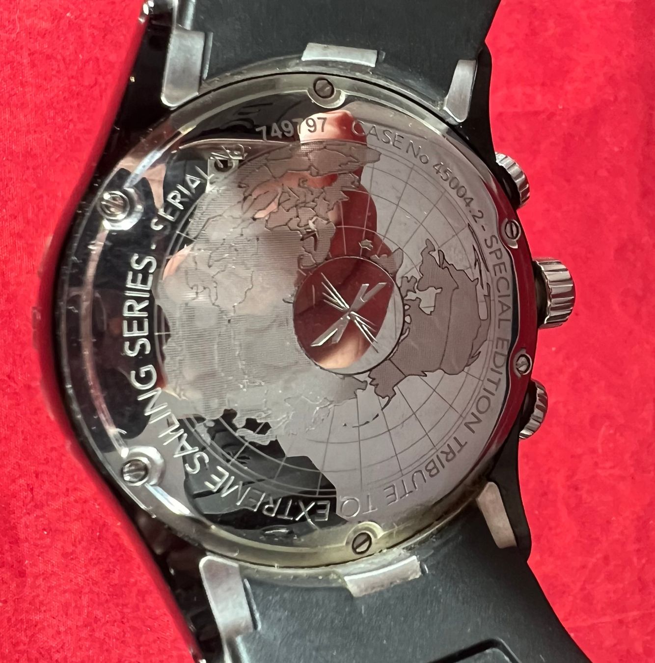 Edox Uhren: EDOX Grand Ocean Chronograph Automatic Réf. 45004.2 – Specia – Gebraucht aus Biel/Bienne von new-life 1