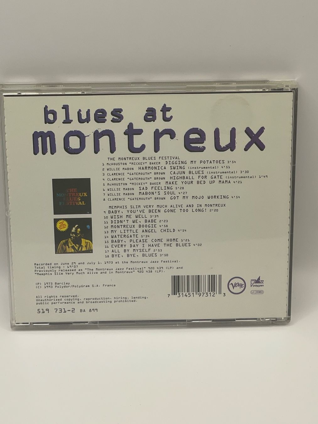 CD: Blues at Montreux – Usato da Rüti ZH venduto da alumedien 1