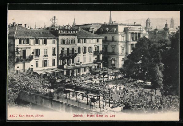 AK Zürich, Hotel Baur au Lac | Kaufen auf Ricardo