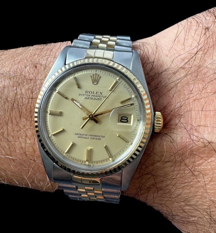 Rolex Orologi: Rolex Date Just Vintage Bicolor 36mm Jahr 1977 *U764 – Usato da Zürich venduto da GalerieInauen 5