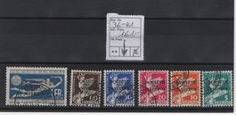 Dienstmarken serie Nr. 36-41 societe des Nations Kat. 161.-