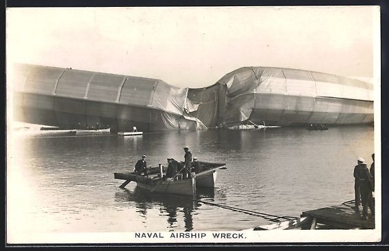 Cartes postales: AK Naval Airship Wreck – D'occasion à Berlin par bartko-reher