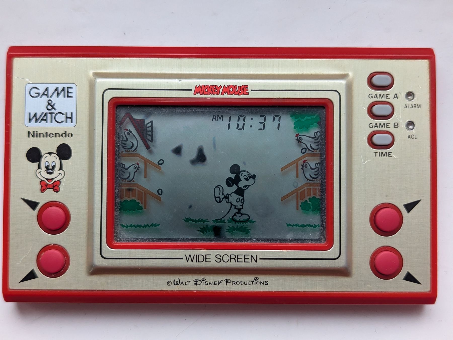 game&watch Console: Nintendo Game & Watch Mickey Mouse MC-25 Wide Screen 1981 – Difettoso da Bischofszell venduto da Blende2 1