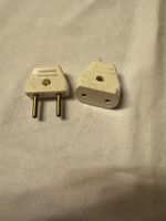 Lot de 2 fiches électriques vintage - parfait état (445)