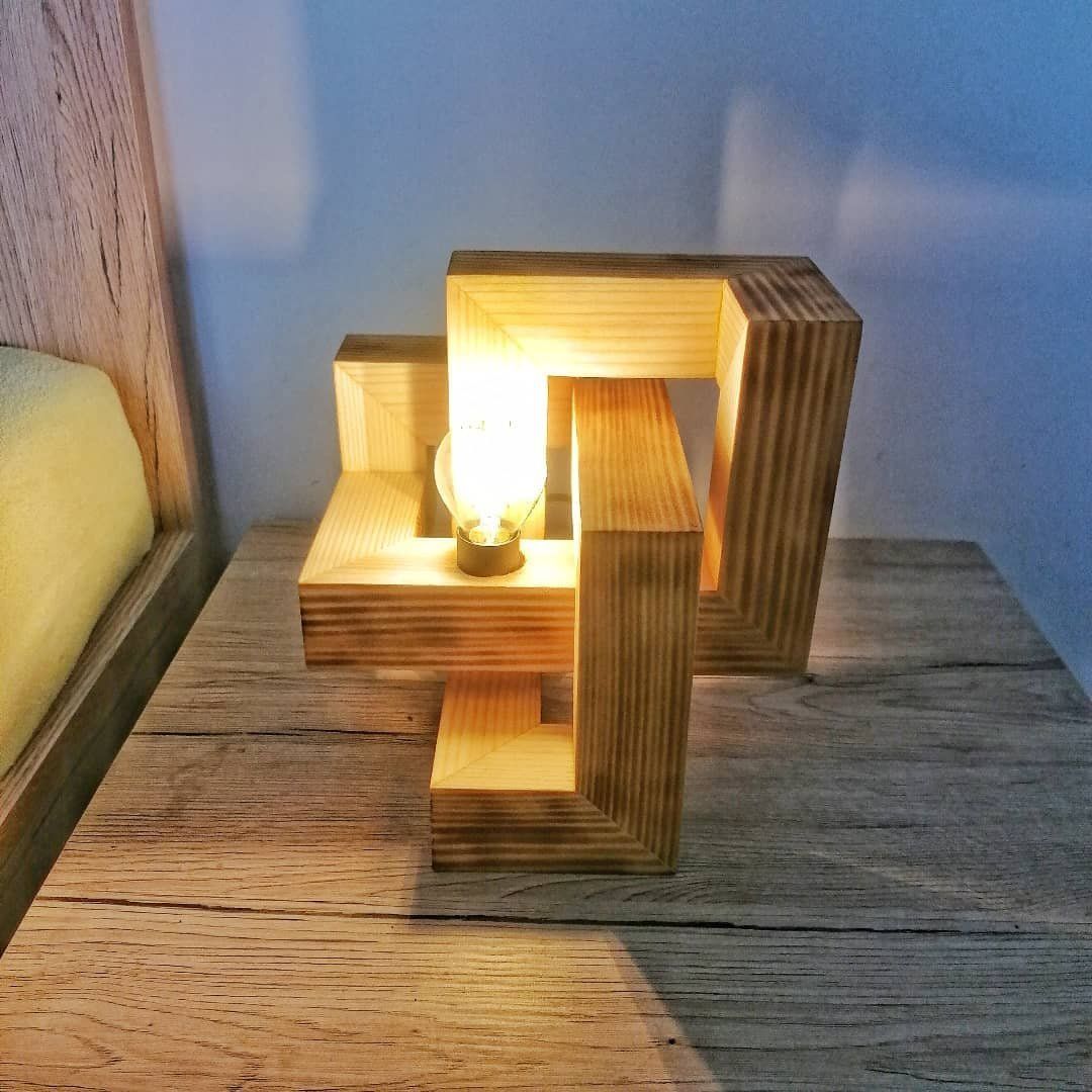 Lampade: Holz Illusion Lampe Massiv – Nuovo e nell'imballaggio originale da Zürich venduto da Miki_Schreiner 3
