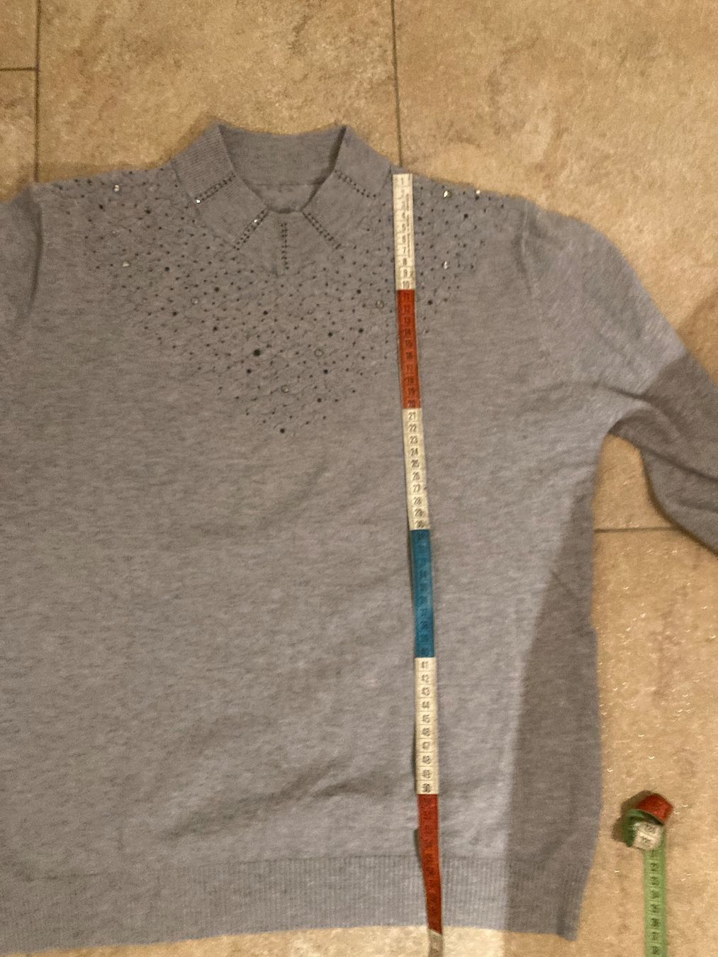 Maglioni & Felpe: Damenpullover mit Glitzersteinen, Merino-Wolle, Gr. ca. M – Usato da Gelterkinden venduto da froggy80 4
