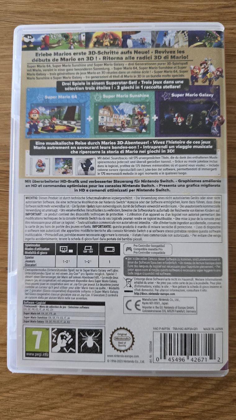 Nintendo Spiele: Super Mario 3D All Stars (Switch) – Neu (gemäss Beschreibung) aus Lenzburg von rsc_58pr 3