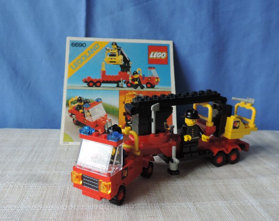 Lego Giocattoli: FW Löschfahrzeug, Set 6690 (1980) – Usato da Burgdorf venduto da ursla50 3